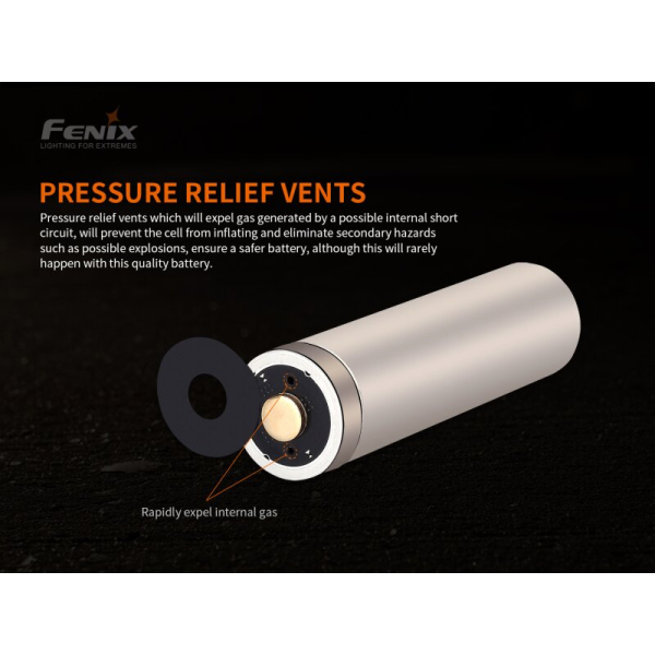 Fenix ARB-L21-5000 V2.0 21700 Li-Ion Akku 5000mAh 3,6V geschützt