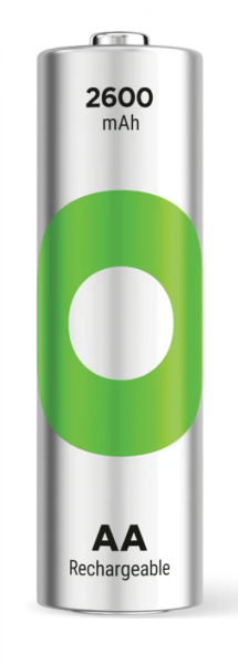 GP ReCyko AA Mignon HR6 NiMH Akku 2600 mAh Ready to Use 4er-Pack
