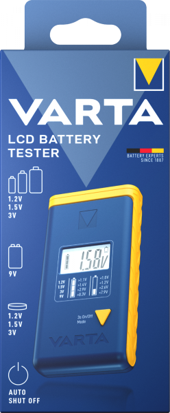 Batterietester LCD Digital von Varta BT