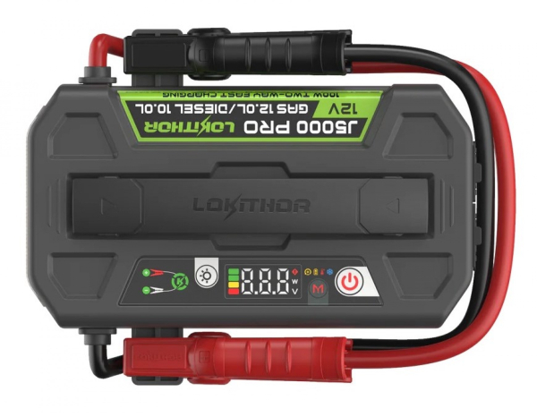 LOKITHOR J5000 PRO Heavy Duty Jumpstarter 12V 5000A LiFePO4 mit ConnectMax