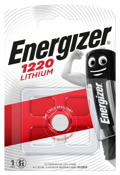 Energizer Lithium Knopfzelle 3V CR1220 - 1er Blister