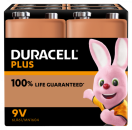 DURACELL Plus Batterie 9V E Block MN1604 6LR61 - 4er Pack