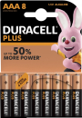 DURACELL Plus Batterie AAA Micro MN2400 LR3 - 8er Pack