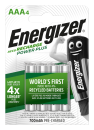 Energizer Rechargeable Akku 4er Pack AAA Micro 500 mAH