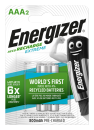Energizer R2U Extreme Akku AAA Micro 2er Pack 800 mAh