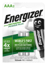 Energizer recharged Akku Powerplus 2er Pack AAA Micro 700 mAh