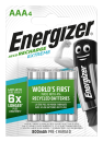 Energizer R2U Extreme Akku AAA Micro 4er Pack 800 mAh