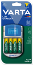Varta Ladegerät Power LCD Charger inkl. 4 x AA 2600 mAh Akkus