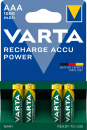 Varta Akku Rechargeable AAA NiMH 1000 mAh R2U 4 Stück