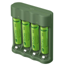 GP Recyko USB-Ladegerät/Charger B421 inkl. 4x 850mAh AAA