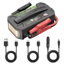 LOKITHOR J3250 PRO LiFePO4-Starthilfegerät 12V mit 3250 A Spitzenstrom, ConnectMax-Kontaktkontrolle, 100-W-USB-C-Powerbank und 400-Lumen-LED